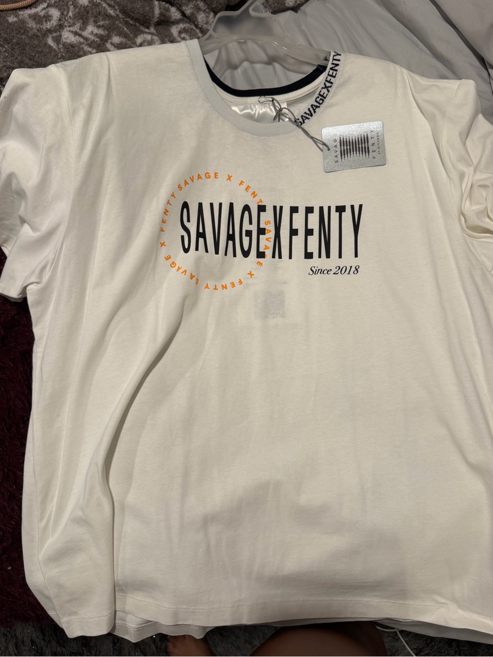 Savage X Fenty women’s white Logo Tee